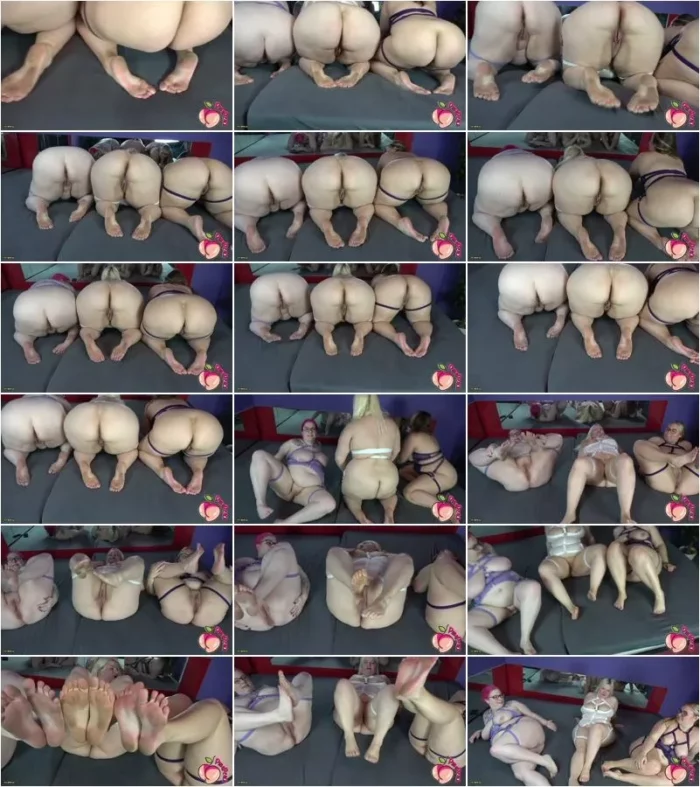PinaPeach - Drei Curvy Girls mit schmutzigen F en - Fu fetisch [FullHD 1080p] (MDH)
