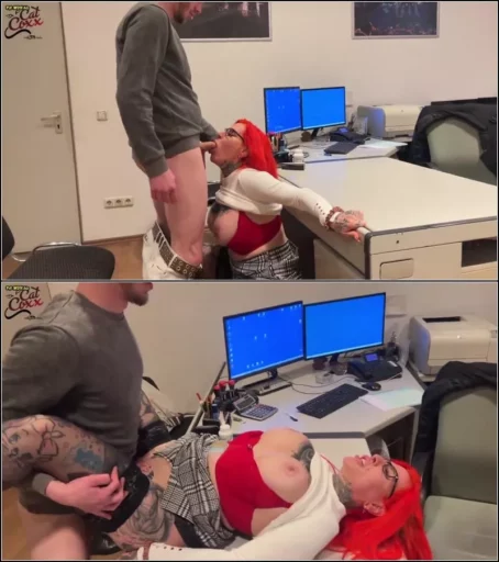 Cat-Coxx - Bewerbungsgespr ch mit Sascha 19 bekommt er die Lehrstelle [FullHD 1080p] (MDH)