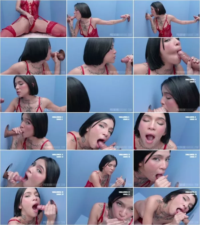 Scarlett Lapiedra #2 - Gloryhole 15.02.2023 [FullHD 1080p] (Bukkake)