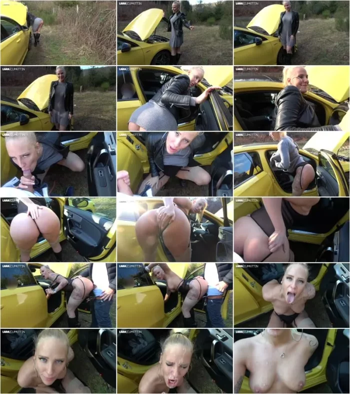 Lara-CumKitten - QUICKIE At The Roadside Helpless Fickstueck Splashed [FullHD 1080p] (MDH)