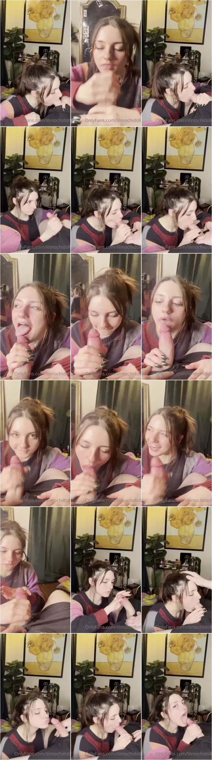 Lilmochidoll -  Blowjob [UltraHD/2K 1920p] (Amateur)