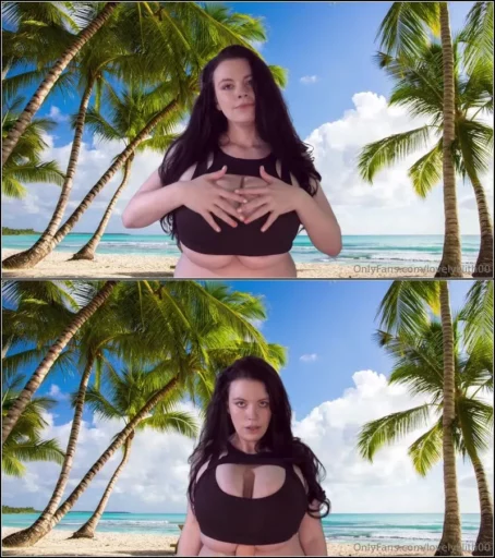 Lovely Lilith - Public Cleavage Titfuck Fantasy [FullHD 1080p] (Big tits)
