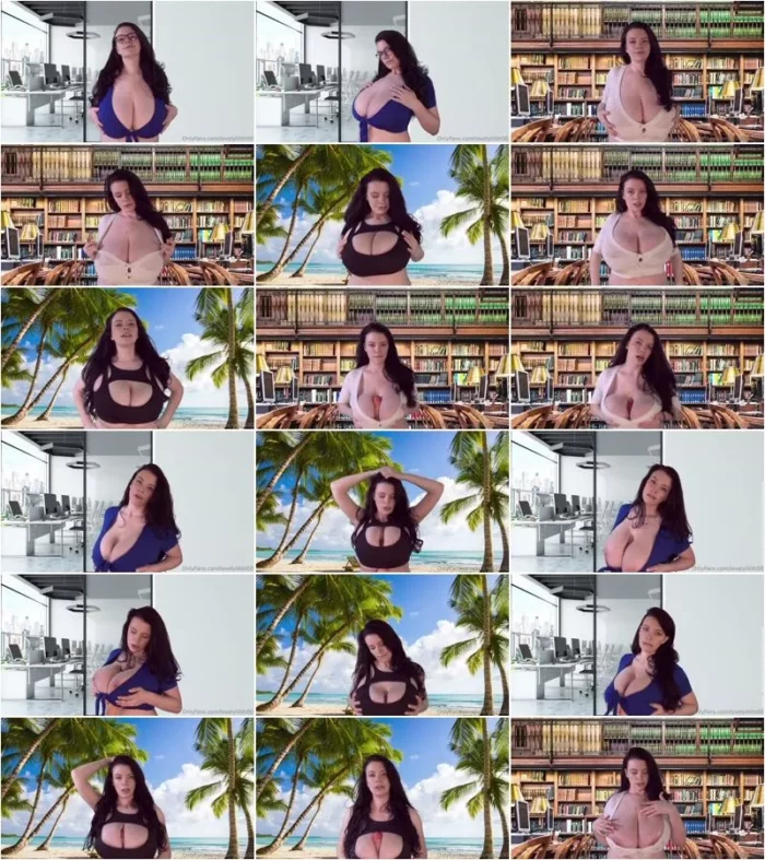 Lovely Lilith  - Public Cleavage Titfuck Fantasy [FullHD 1080p] (Big tits)