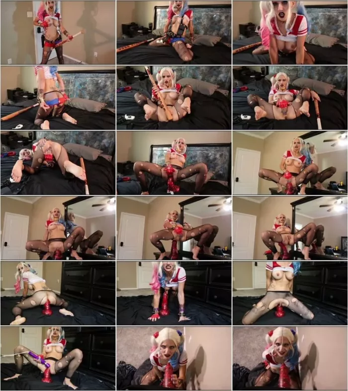 Hope Penetration  - Harley Quinn Fucks Bad Dragon [FullHD 1080p] (Dildo)