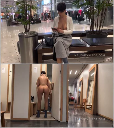 Naughty Lada - Shopping wearing seamless tights 28.01.2023 [UltraHD/4K 2160p] (Milf)