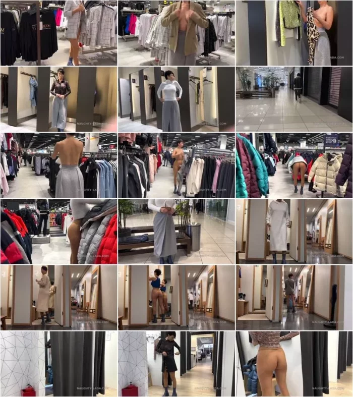 Naughty Lada - Shopping wearing seamless tights 28.01.2023 [UltraHD/4K 2160p] (Milf)
