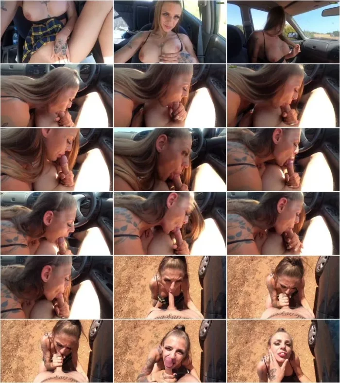 Lexi-Coco - Hei er Blowjob im Auto und Gesichtsbesamung [FullHD 1080p] (MDH)