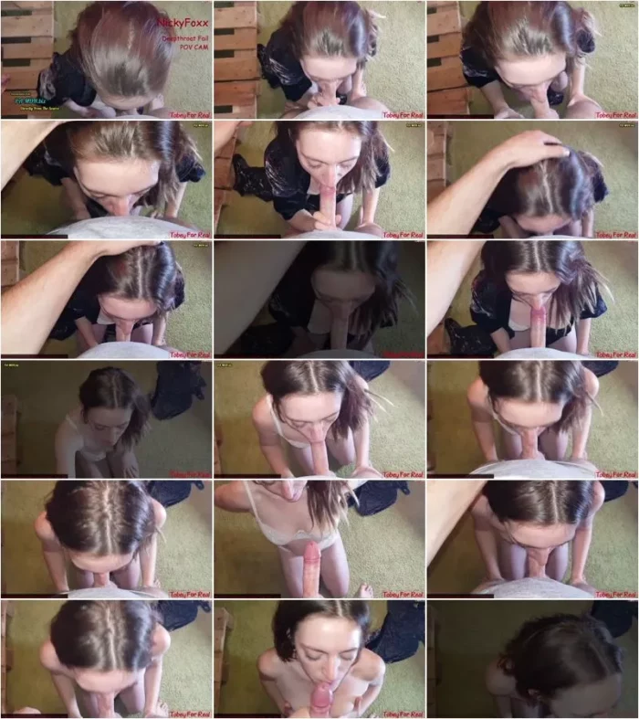 Tobey for real - real - NickyFoxx Lara - Deephtroat FAIL - FaceFuck - POV [FullHD 1080p] (MDH)