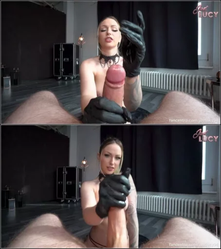JustLucy - Latex-Spezialbehandlung - Schaust du noch oder wichst du schon [FullHD 1080p] (MDH)