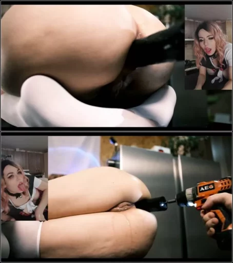 dismoralica - My Anal Was Broken With Electric Drill [FullHD 1080p] (Dildo)