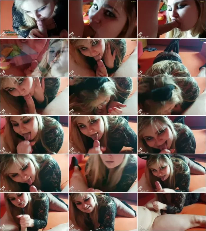 SylwiaSun - Sexy im Helloweendress geblasen [FullHD 1080p] (MDH)