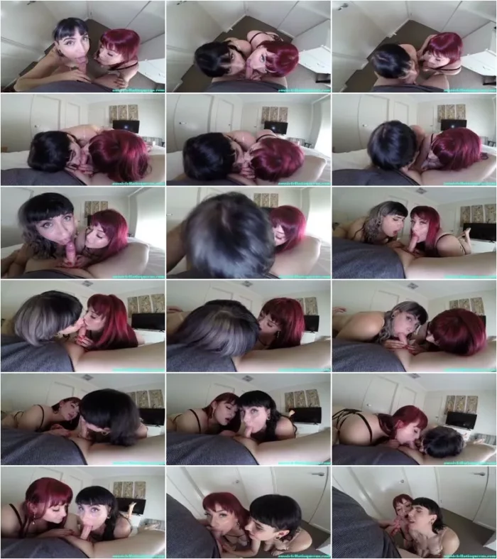 marina lee, skye marie  - double blowjob 22.04.2023 [FullHD 1080p] (Aussie Fellatio Queens)