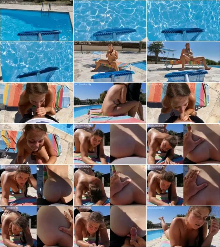 Lea-Lovebird - Public Anal AO - Vom notgeilen Poolboy benutzt [FullHD 1080p] (MDH)