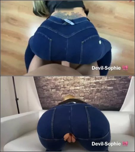 SteffiBlond - Ein geiler praller Jeansarsch fur den Schnellspritzer [FullHD 1080p] (MDH)