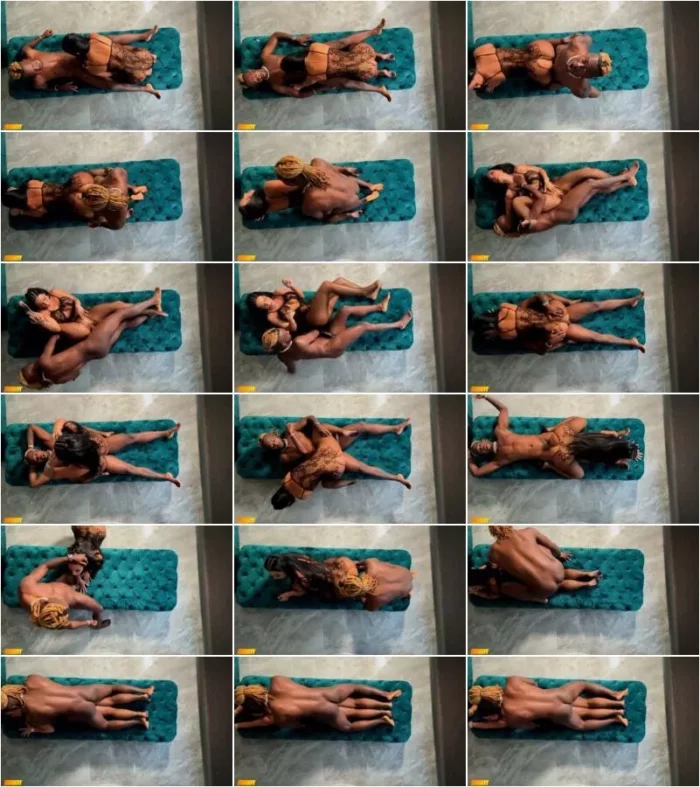 Freakytuk - Nadine Kerastas & FreakyT ceiling challenge [FullHD 1080p] (Interracial)