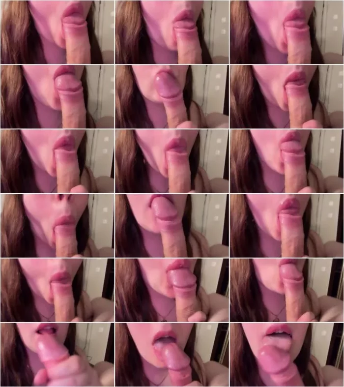 mirallise - Bester nahaufnahme-blowjob von stiefschwein mit viel sperma im mund [FullHD 1080p] (MDH)