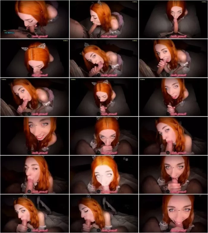 Amelie_Green - Blowjob vor der kinky Halloween party - Ich schlucke lieber susses statt saures [FullHD 1080p] (MDH)