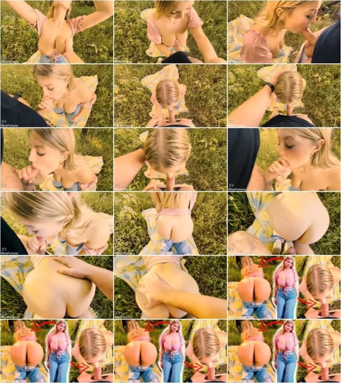 Missfortunevip - Mit grossen Titten verfuhre ich einen Passanten und fickt mich im Wald [FullHD 1080p] (MDH)