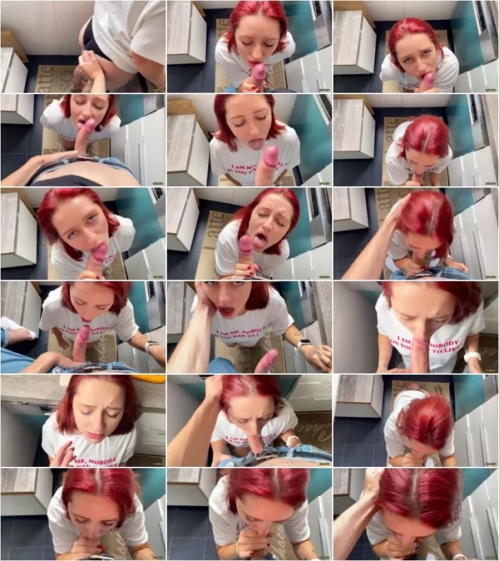 Amelia_Ball - Scharfe rothaarige Studentin blast auf der Kuche – Sperma direkt ins Gesicht [FullHD 1080p] (MDH)