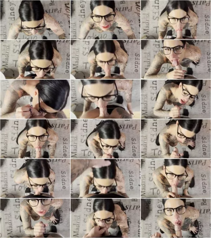 Inked-Kathy - Das Spermaluder hat zugeschlage, mein schones Gesicht total vollgespritzt [FullHD 1080p] (MDH)