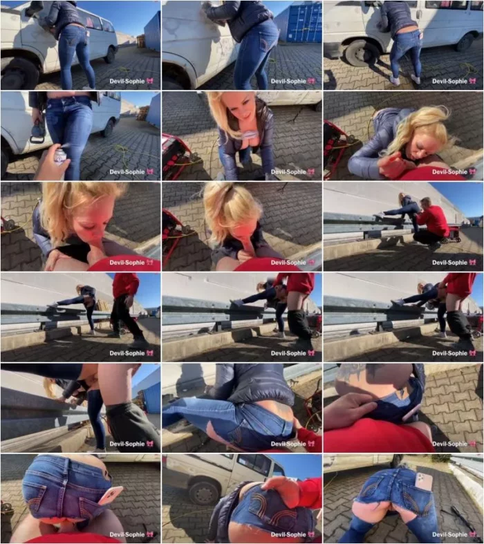 SteffiBlond - Wie krass Zerfetzt in den Jeans Fickschlitz gefickt - Bis das Sperma auf den Jeansarsch spritzt [FullHD 1080p] (MDH)