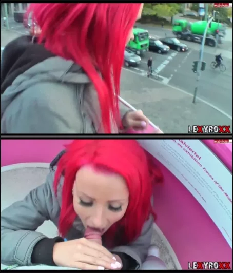 LexyRoxx - Public Extreme- Blowjob mitten auf Berlins Kreuzung [HD 750p] (MDH)