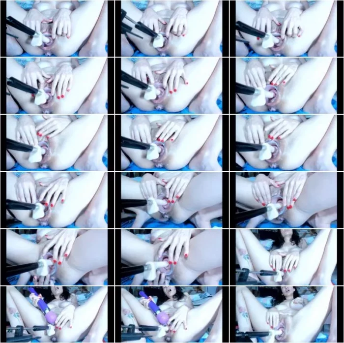 Alisson_Punk - Machine fucks my cervix [SD 960p] (Dildo)