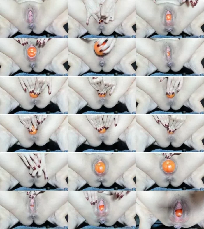 Alisson_Punk - Pussy play tomates [FullHD 1080p] (Dildo)