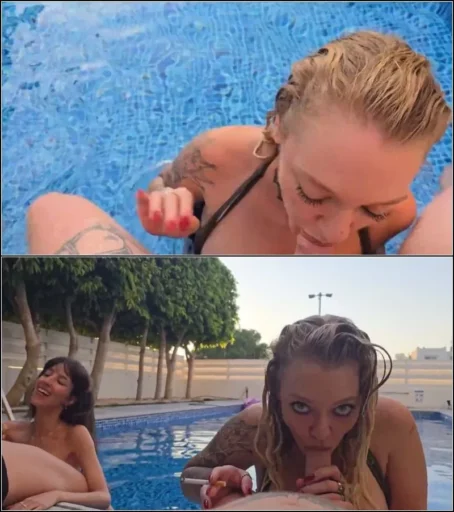 Valery_Venom - Poolabend eskaliert - 2 blanke Schwanze fur 2 gierige Fotzen [FullHD 1080p] (MDH)