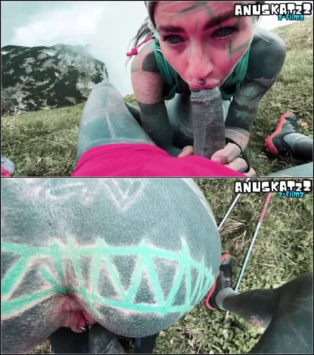 Anuskatz - Outdoor leidenschaftlicher fick und gesichtsbesamung [HD 720p] (MDH)