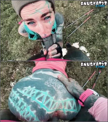 Anuskatzz - Tatowwierte Wird draussen gefickt - Warend dem Wandern in der Natur [HD 720p] (MDH)