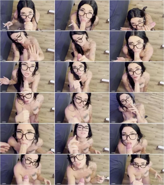 LizaRoxx - Ultra Schlampiger Deepthroat Beim Rauchen [HD 720p] (MDH)