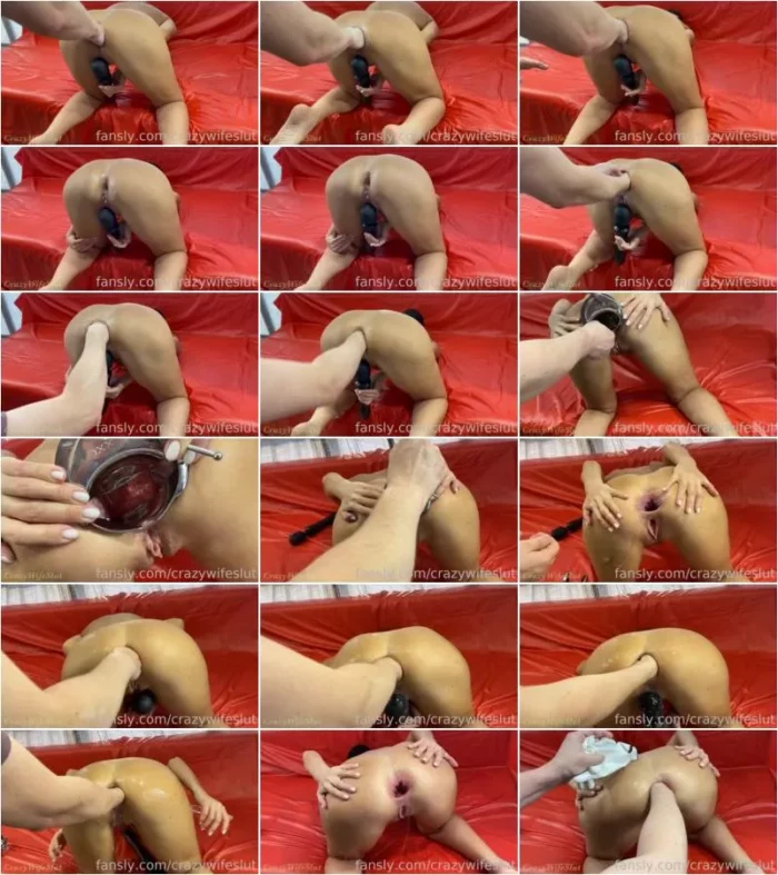 CrazyWifeSlut - Extreme Video 12 (2025) [FullHD 1080p] (Dildo)