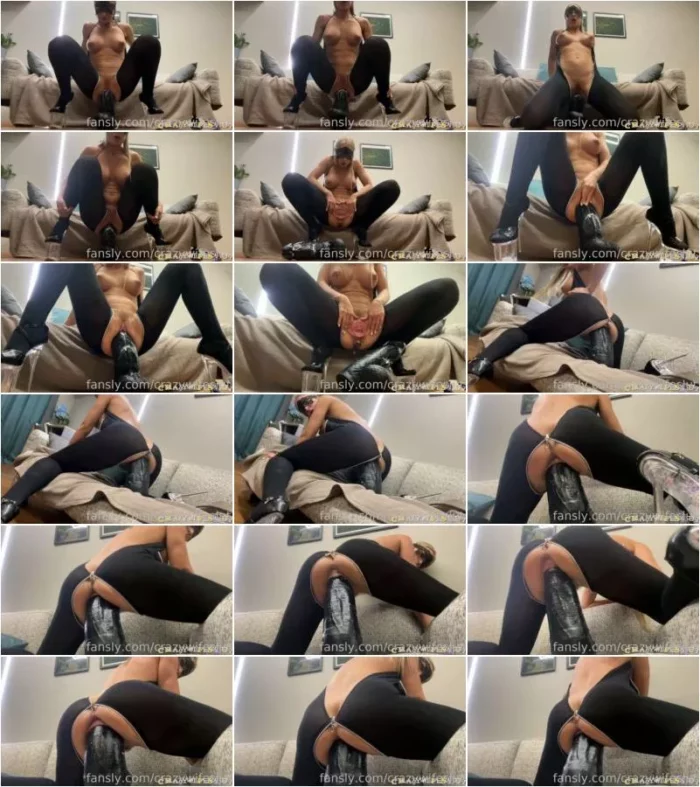 CrazyWifeSlut - Extreme Video 20 (2025) [FullHD 1080p] (Dildo)