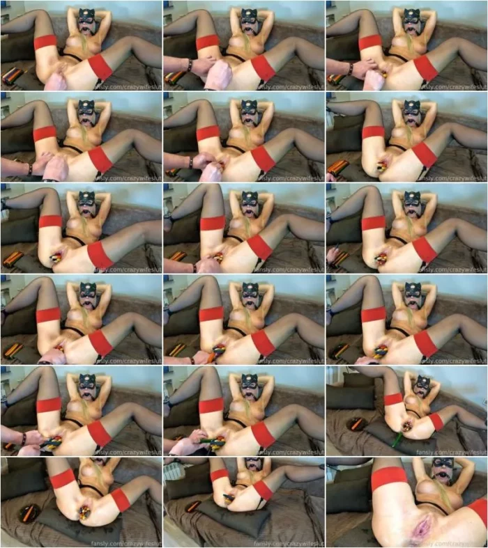 CrazyWifeSlut - Extreme Video 76 (2025) [FullHD 1080p] (Dildo)