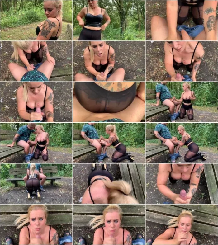 SteffiBlond - Versetzung gefahrdet - Ich wichse den Hochschullehrer Public auf der Parkbank ab [FullHD 1080p] (MDH)