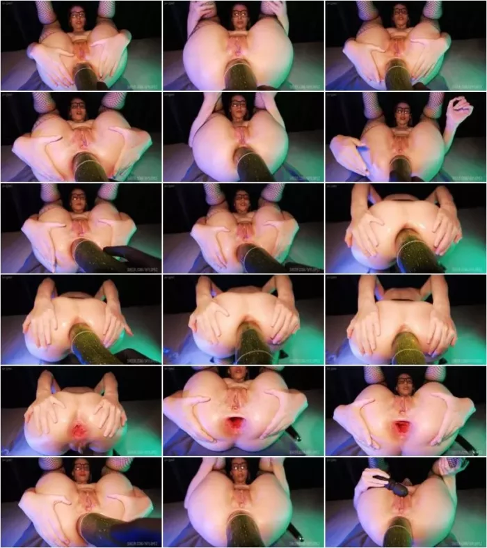 Ivy Lopez - POV HUGE ZUCCHINI ANAL GAPES [FullHD 1080p] (Dildo)