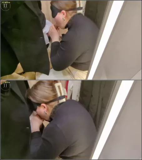 TheTemptingTwosome - Fast von Mitarbeiter erwischt - Riskanter Blowjob in der Umkleidekabine [FullHD 1080p] (MDH)