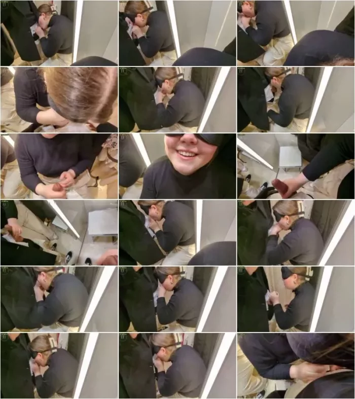 TheTemptingTwosome - Fast von Mitarbeiter erwischt - Riskanter Blowjob in der Umkleidekabine [FullHD 1080p] (MDH)