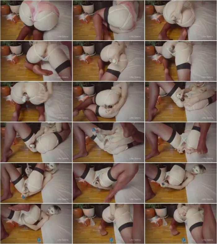 Little Selena - Bottle in my little ass [FullHD 1080p] (Anal Fisting)