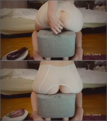 Little Selena - I stuck an eggplant in my butt look how it turne [FullHD 1080p] (Anal Fisting)