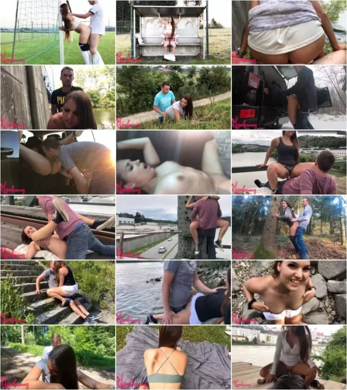 Gymbunny - Outdoor Sex Compilation [FullHD 1080p] (MDH)