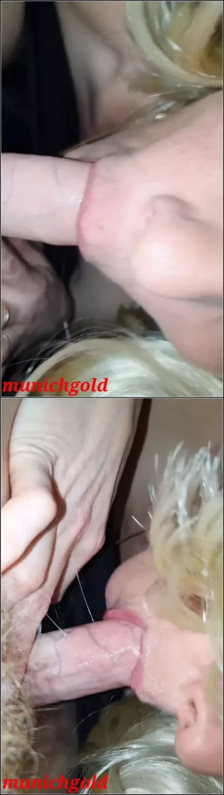 Munichgold - Mein geiler Blowjob in Blond, die kleine Schlampe schluckt [SD 1080p] (MDH)