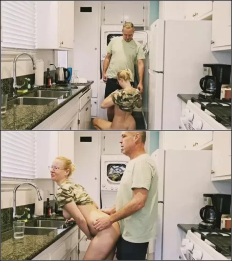 blondehexe - 2 Cumshots - Notgeile Hausfrau bekommt Hilfe vom Nachbarn [FullHD 1080p] (MDH)