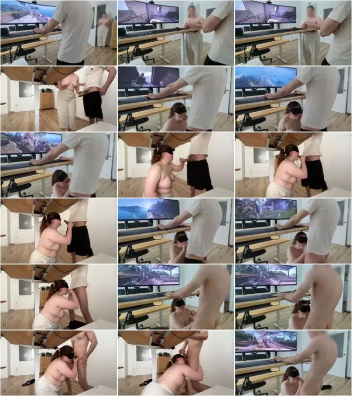 TheTemptingTwosome - Gaming Session wird von notgeiler Freundin gestort - wilder Blowjob beim zocken [FullHD 1080p] (MDH)