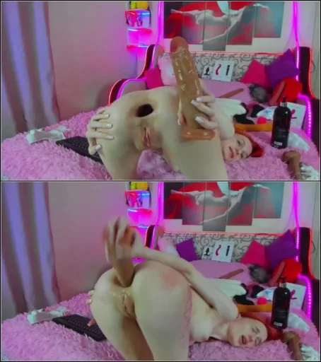 Ketty Smal - Best Moments From Stream Shows - Fucking ass [FullHD 1080p] (Dildo)