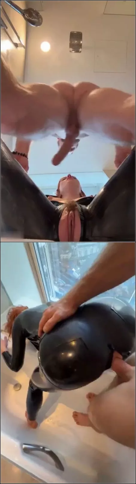 Dollydyson - psse und schaumiger creampie fur gutes latex girl [SD 1080p] (MDH)