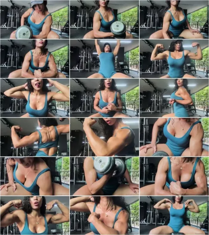 Brenda Biceps - 2025-09-12 gym workout video part 2. [FullHD 1080p] (Muscle Girl)