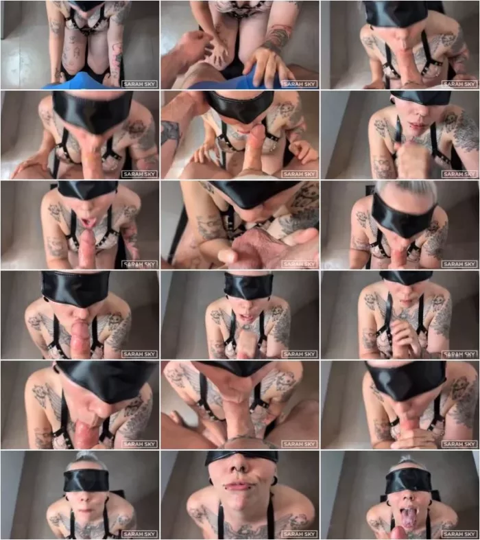 sarah_sky_official - Ich kann nichts sehen - Er uberrascht mich mit seinem Schwanz und ich muss Blasen bis er spritzt [FullHD 1080p] (MDH)