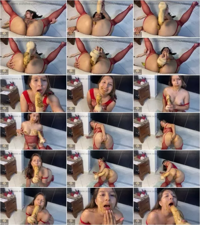 Valentynexx - Licking My Soft Poo [FullHD 1080p] (Scat)